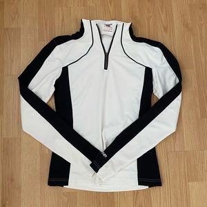 spyder quarter zip compression top size XS